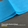 Hoja azul de camilla no tejida médica desechable